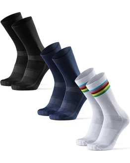 DANISH ENDURANCE Calcetines de Ciclismo Altos, Acolchados y Transpirables, Anti-ampollas, para Hombres y Mujeres, 3 y 5 Pack Foto de portada de DANISH ENDURANCE Calcetines de Ciclismo Altos, Acolchados y Transpirables, Anti-ampollas, para Hombres y Mujeres, 3 y 5 Pack