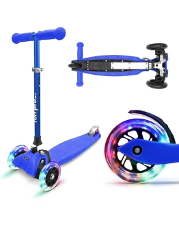 Patinete One de fun pro – El patinete seguro premium para niños, con LED en las ruedas, plegable, a partir de 2 años (patinete), certificación TüV Foto de portada de Patinete One de fun pro - El patinete seguro premium para niños, con LED en las ruedas, plegable, a partir de 2 años (patinete), certificación TüV