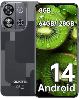OUKITEL C57S Telefonos Moviles Libres – Moviles Android 14 6.52″ Pantalla HD+ Telefono Movil Inteligentes Smartphone 8GB RAM + 64GB ROM/128 GB 4300mAh Cámara 13MP Dual 4G SIM Face ID Foto de portada de OUKITEL C57S Telefonos Moviles Libres - Moviles Android 14 6.52" Pantalla HD+ Telefono Movil Inteligentes Smartphone 8GB RAM + 64GB ROM/128 GB 4300mAh Cámara 13MP Dual 4G SIM Face ID