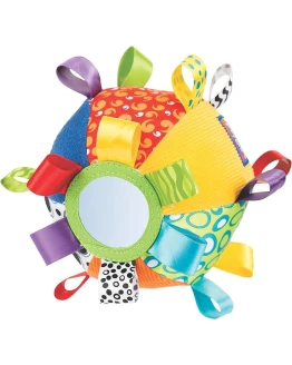 Playgro Mi Primera Pelota de Peluche, Juguete de Actividades, Desde los 3 Meses, Loopy Loops, Multicolor, 1 Unidad (Paquete de 1), 40079 Foto de portada de Playgro Mi Primera Pelota de Peluche, Juguete de Actividades, Desde los 3 Meses, Loopy Loops, Multicolor, 1 Unidad (Paquete de 1), 40079